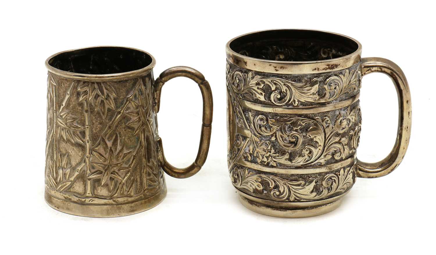 A Victorian silver christening mug