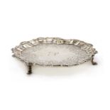 An early George III silver salver