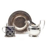 A George III silver cream jug,