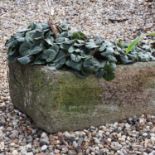 A Cotswold stone trough,