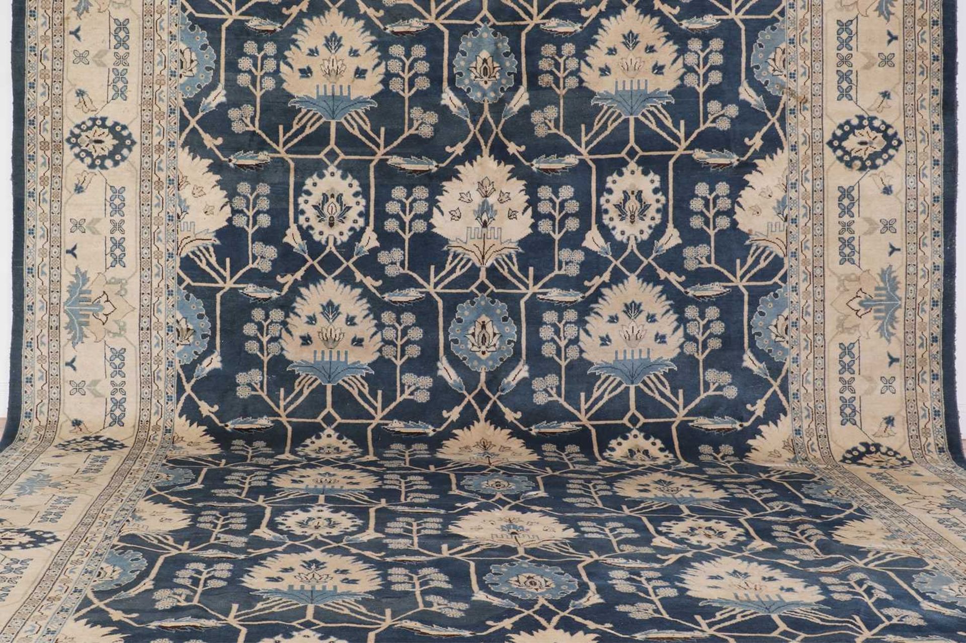 A Persian Heriz wool carpet, - Image 2 of 3