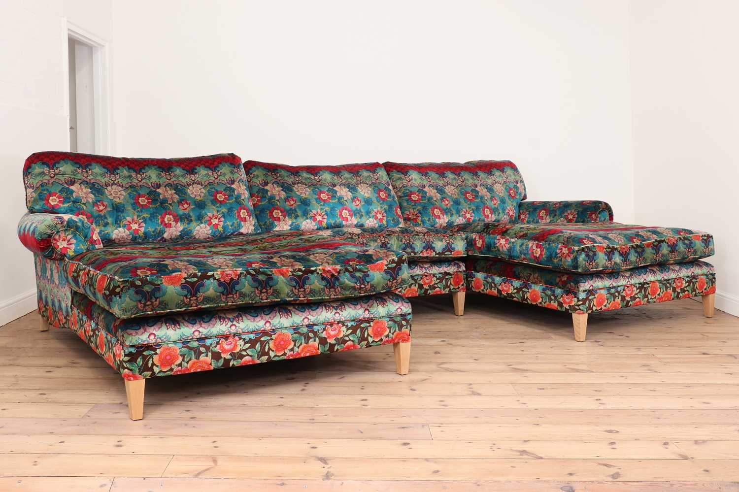 A large George Smith 'Elverdon' modular sofa, - Image 2 of 9