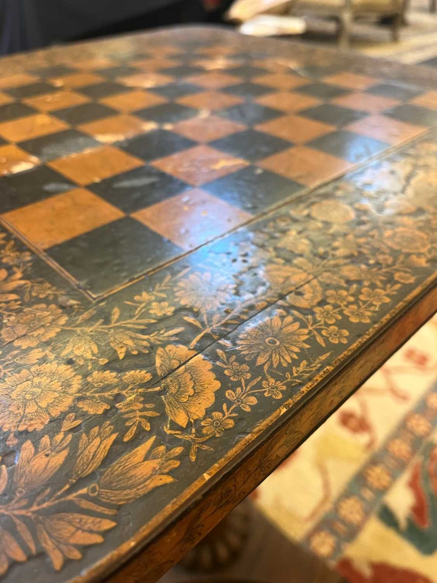 A George IV rosewood and penwork occasional table, - Image 13 of 26