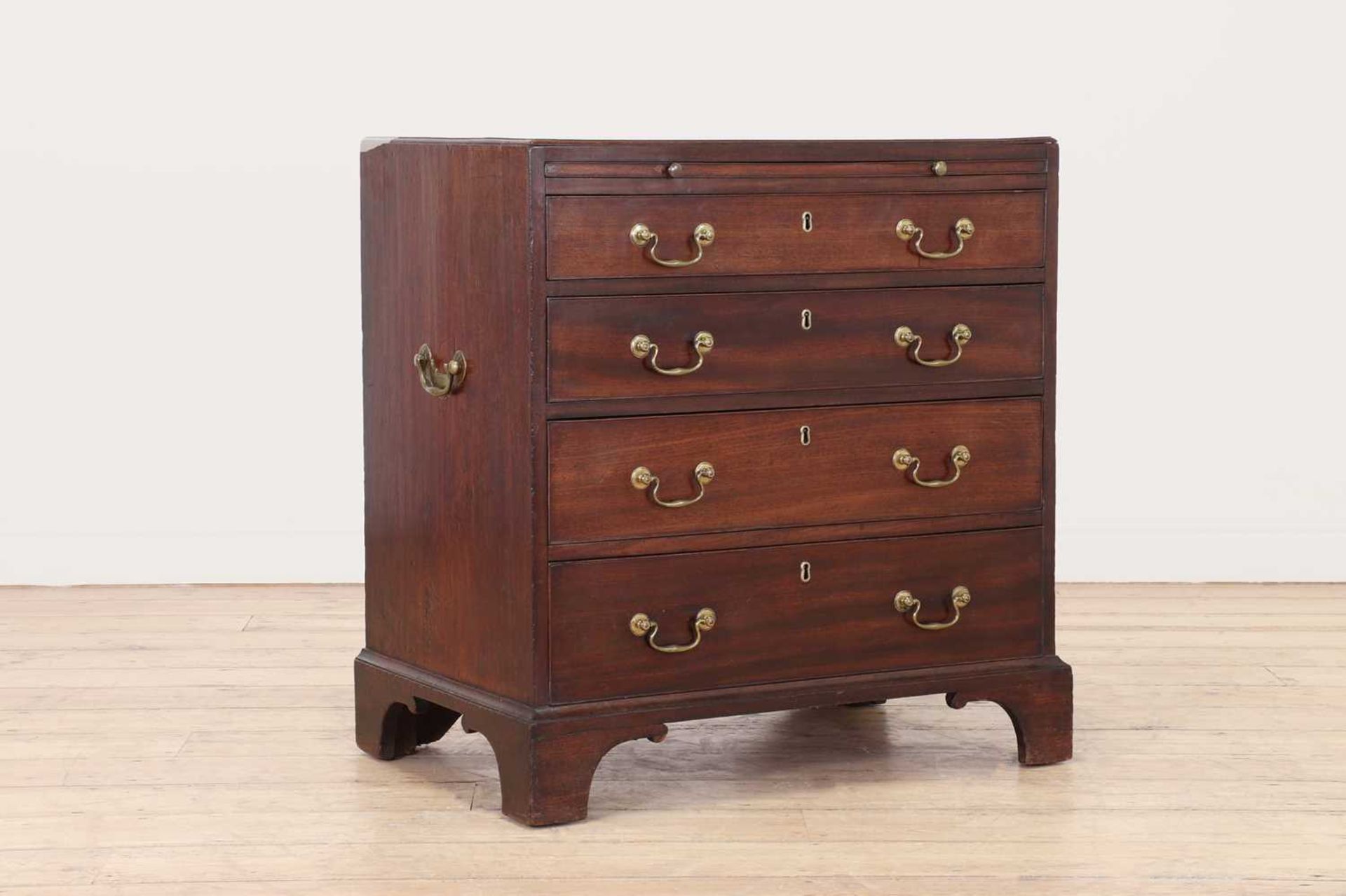 A George III mahogany bachelor's chest,