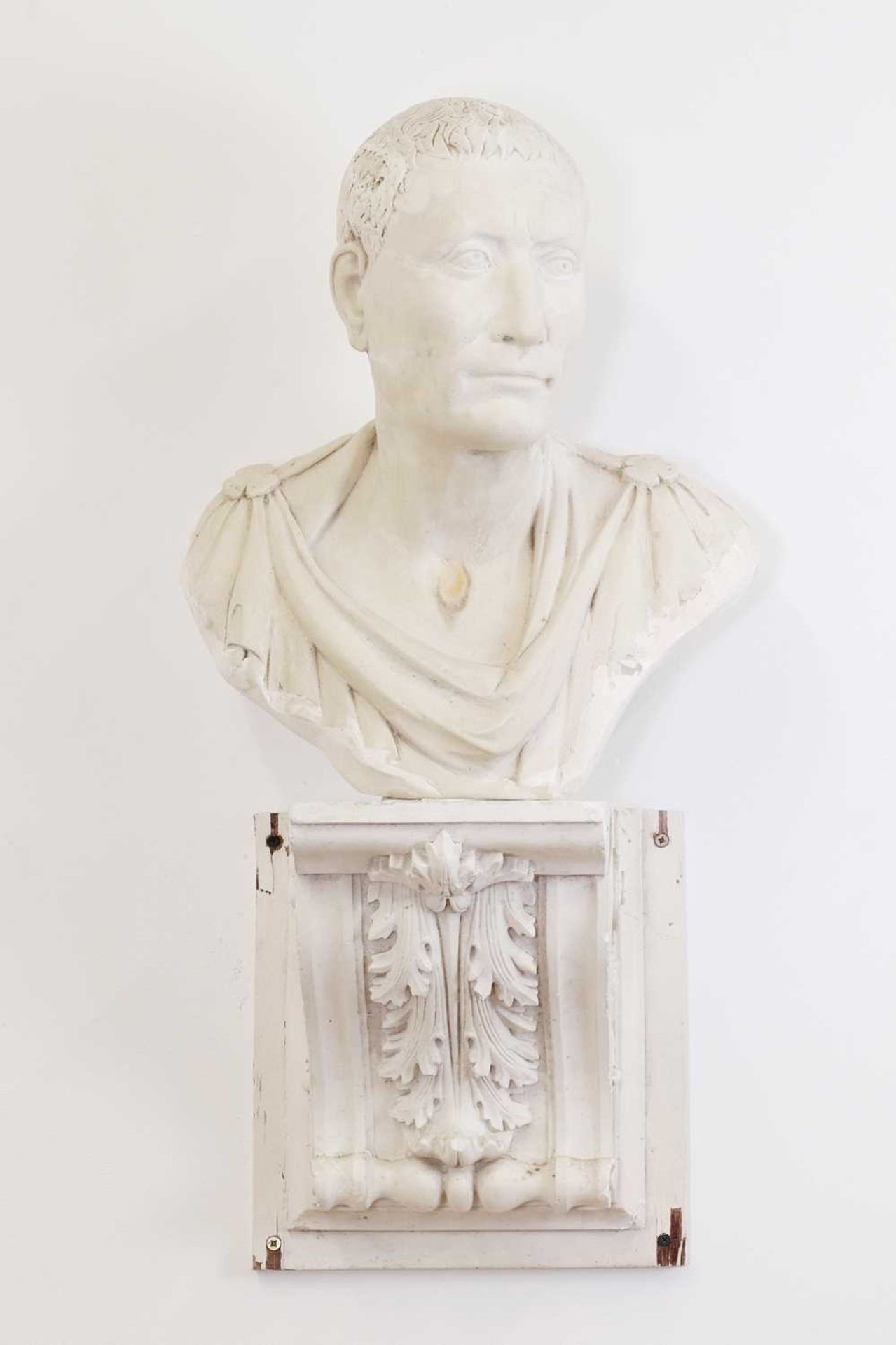 A plaster portrait bust, - Image 3 of 5
