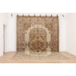 A Persian wool carpet by master weaver Amir Javan Khiz,