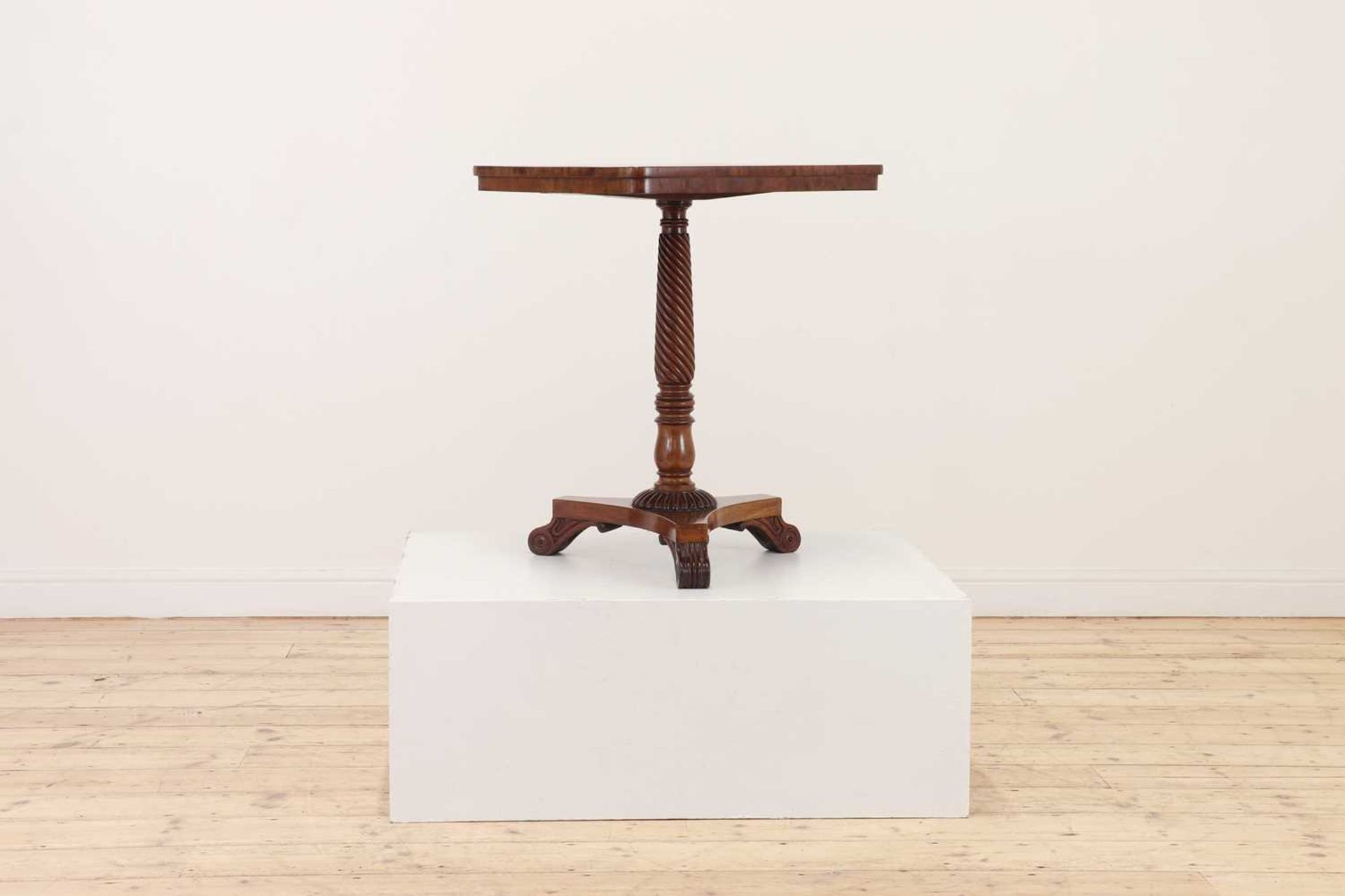 A George IV mahogany occasional table,