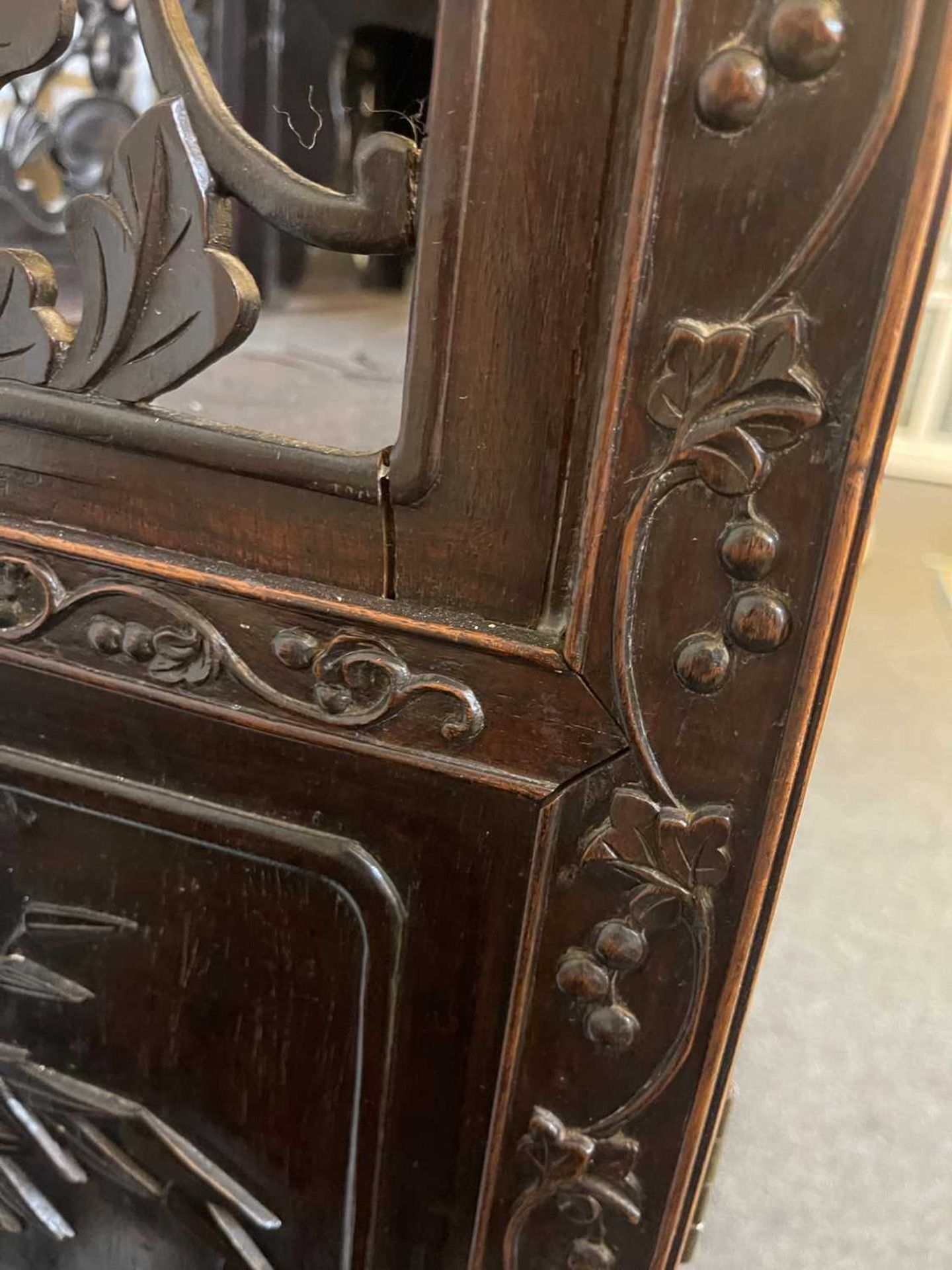 A carved and pierced hardwood cabinet, - Image 25 of 33