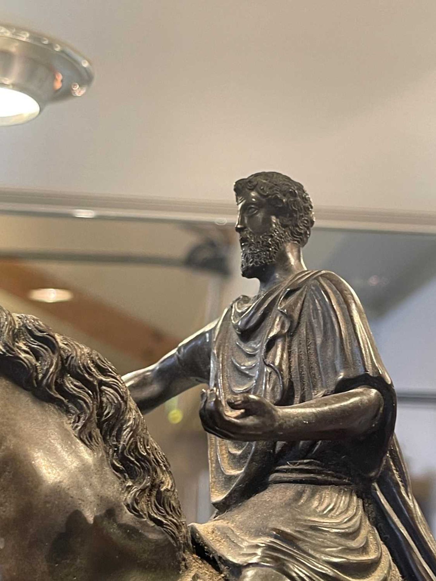 A patinated bronze of Marcus Aurelius, - Image 11 of 11