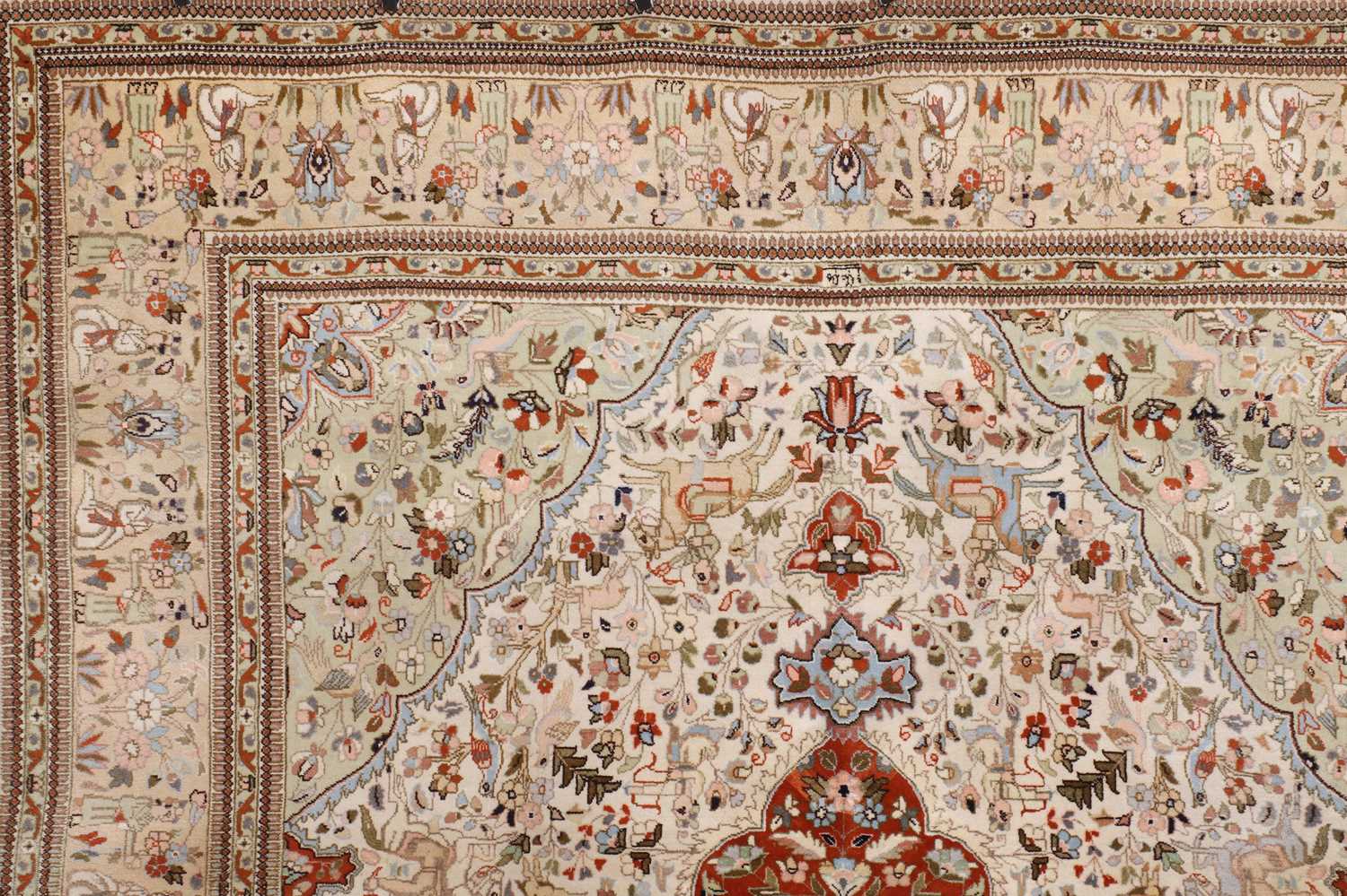 A Persian wool carpet, - Image 2 of 4