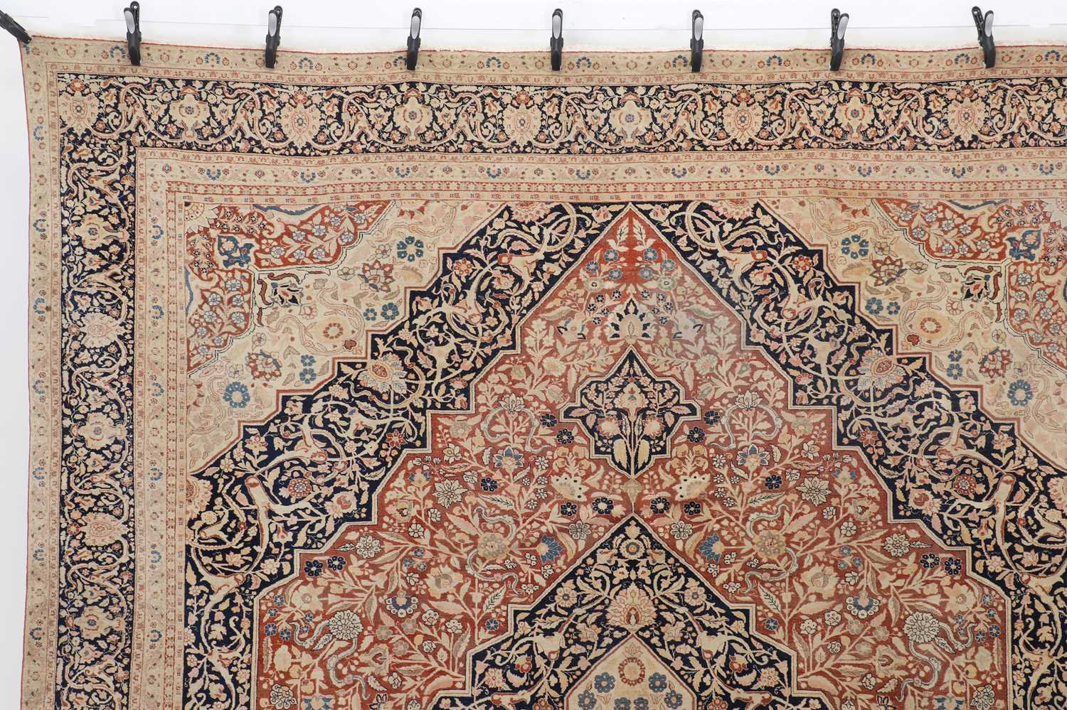 A fine Persian Hadji Jalili wool carpet, - Image 2 of 33