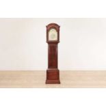 A George III mahogany domestic regulator longcase clock,