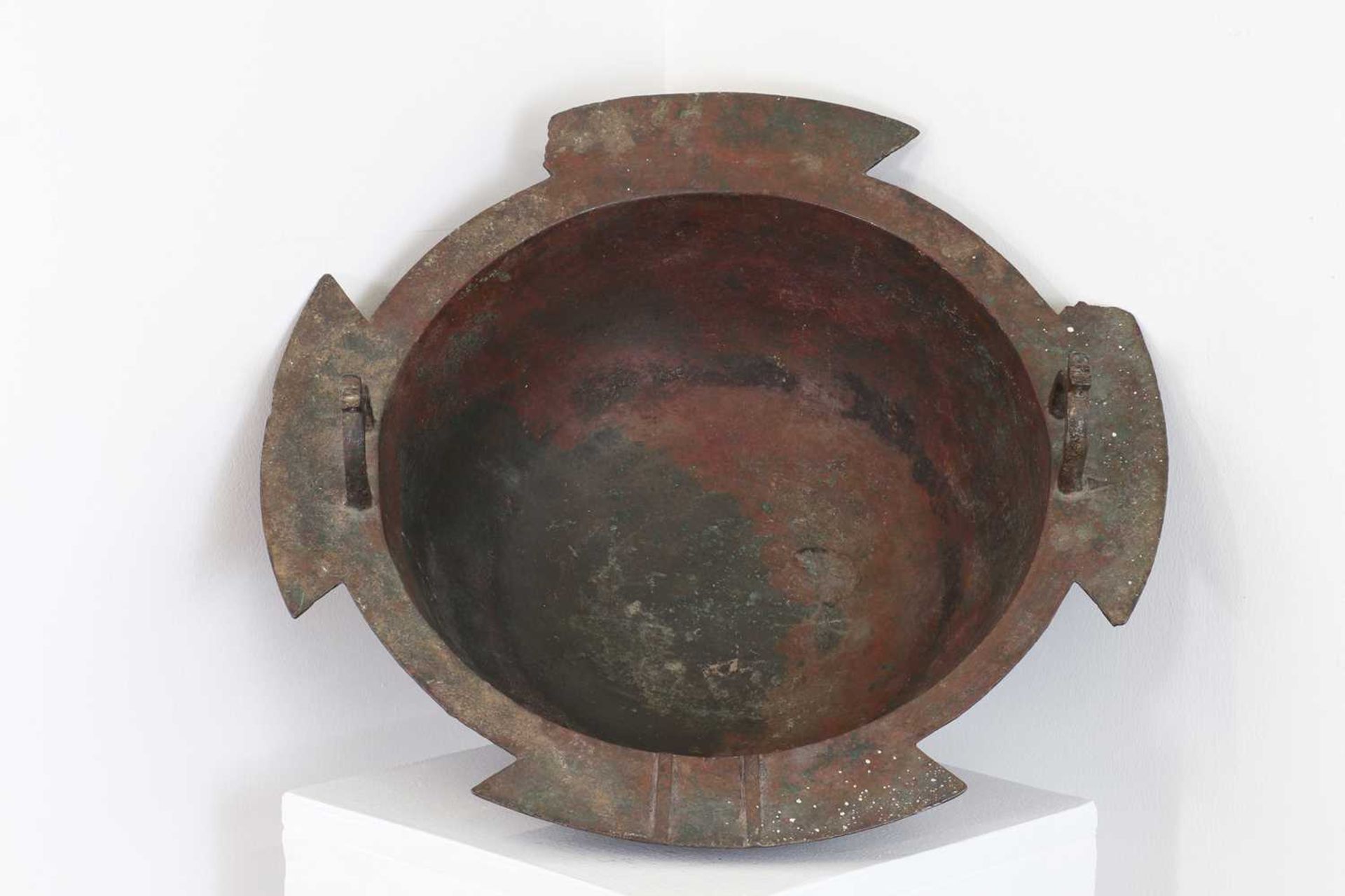 A large Seljuk bronze basin, - Image 2 of 4