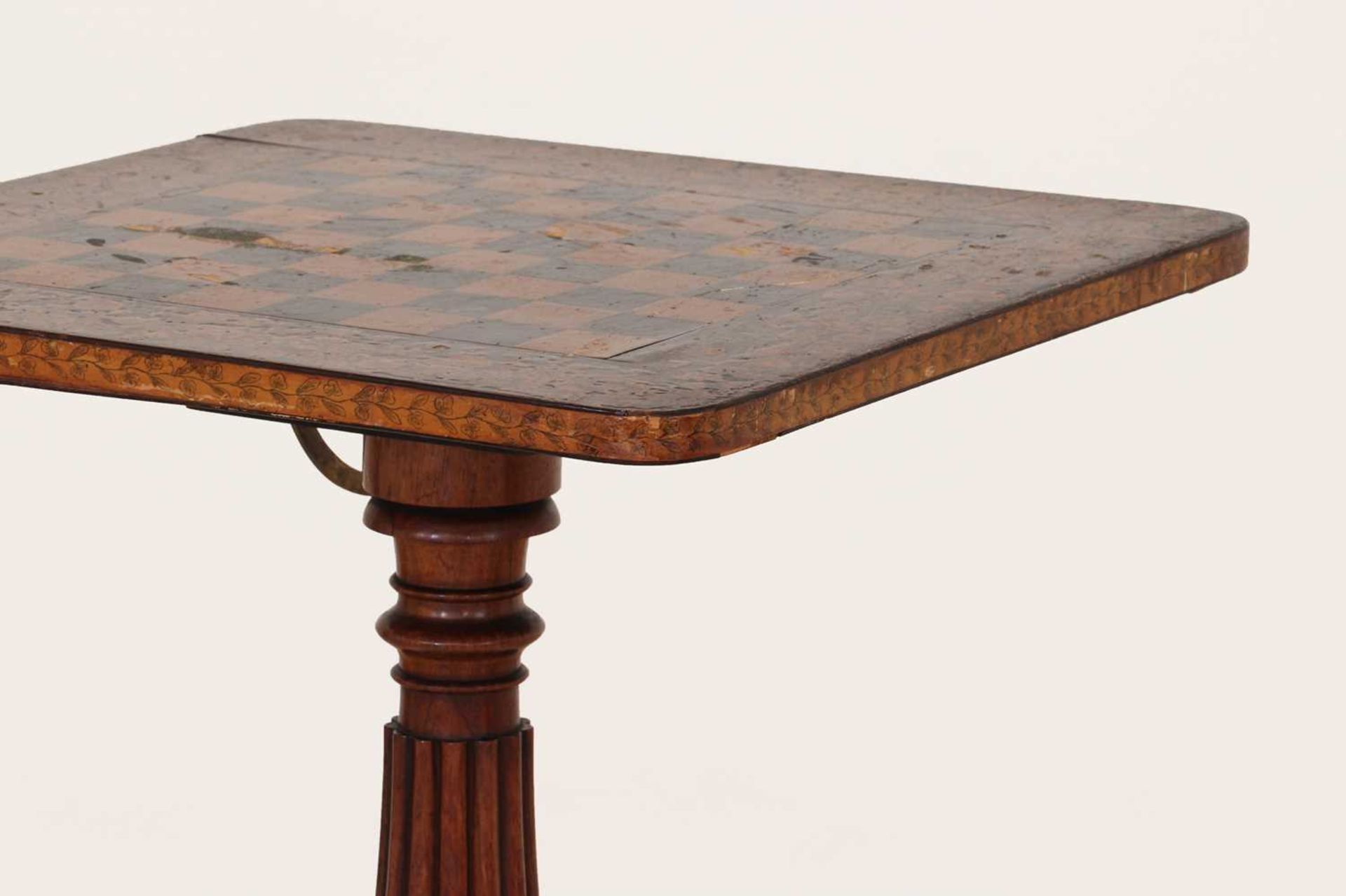 A George IV rosewood and penwork occasional table, - Image 3 of 26