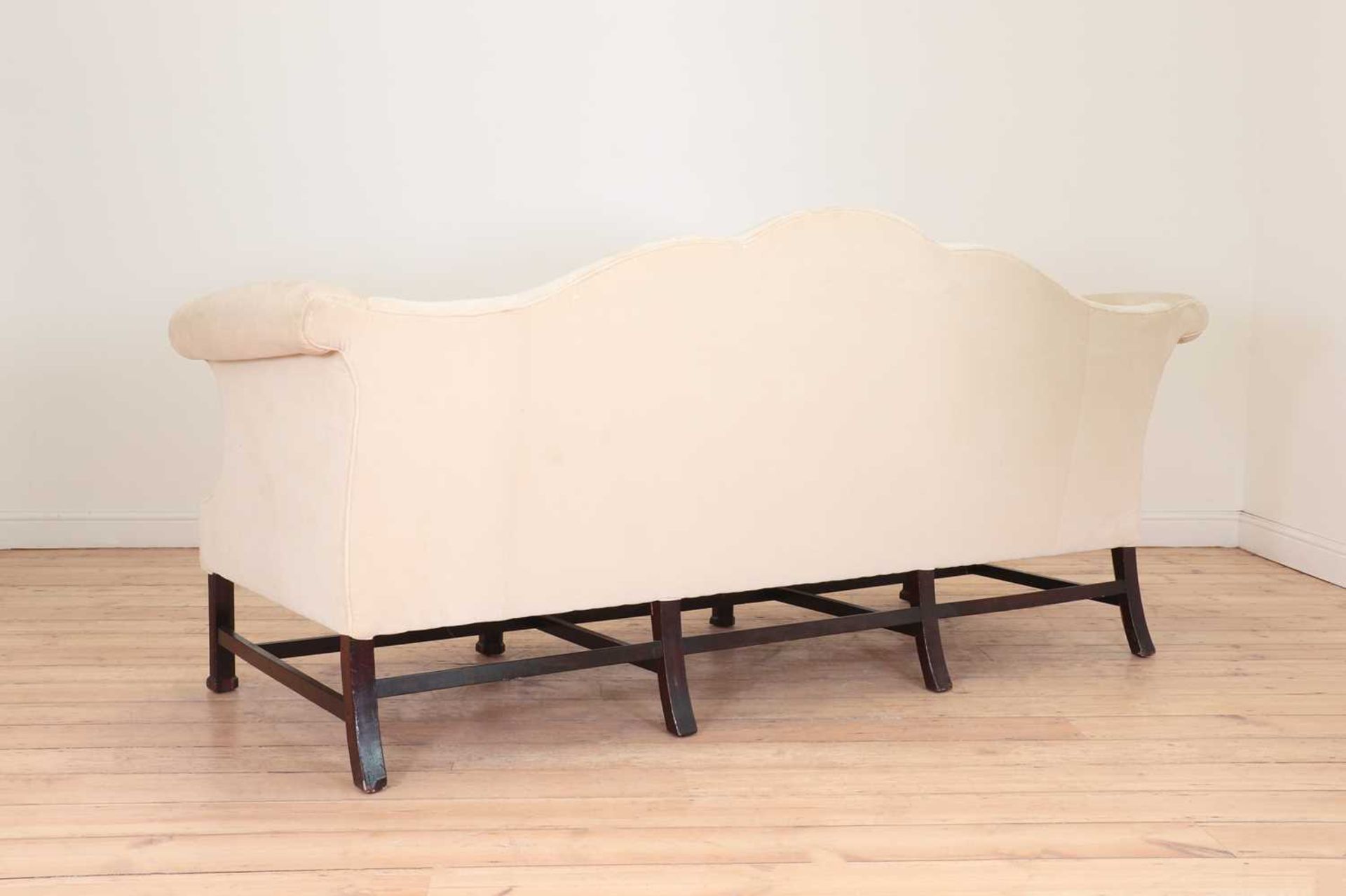 A George III mahogany-framed sofa, - Bild 4 aus 4