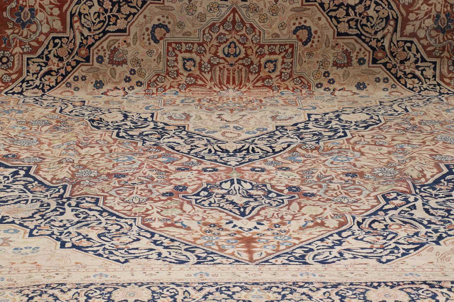 A fine Persian Hadji Jalili wool carpet, - Image 3 of 33