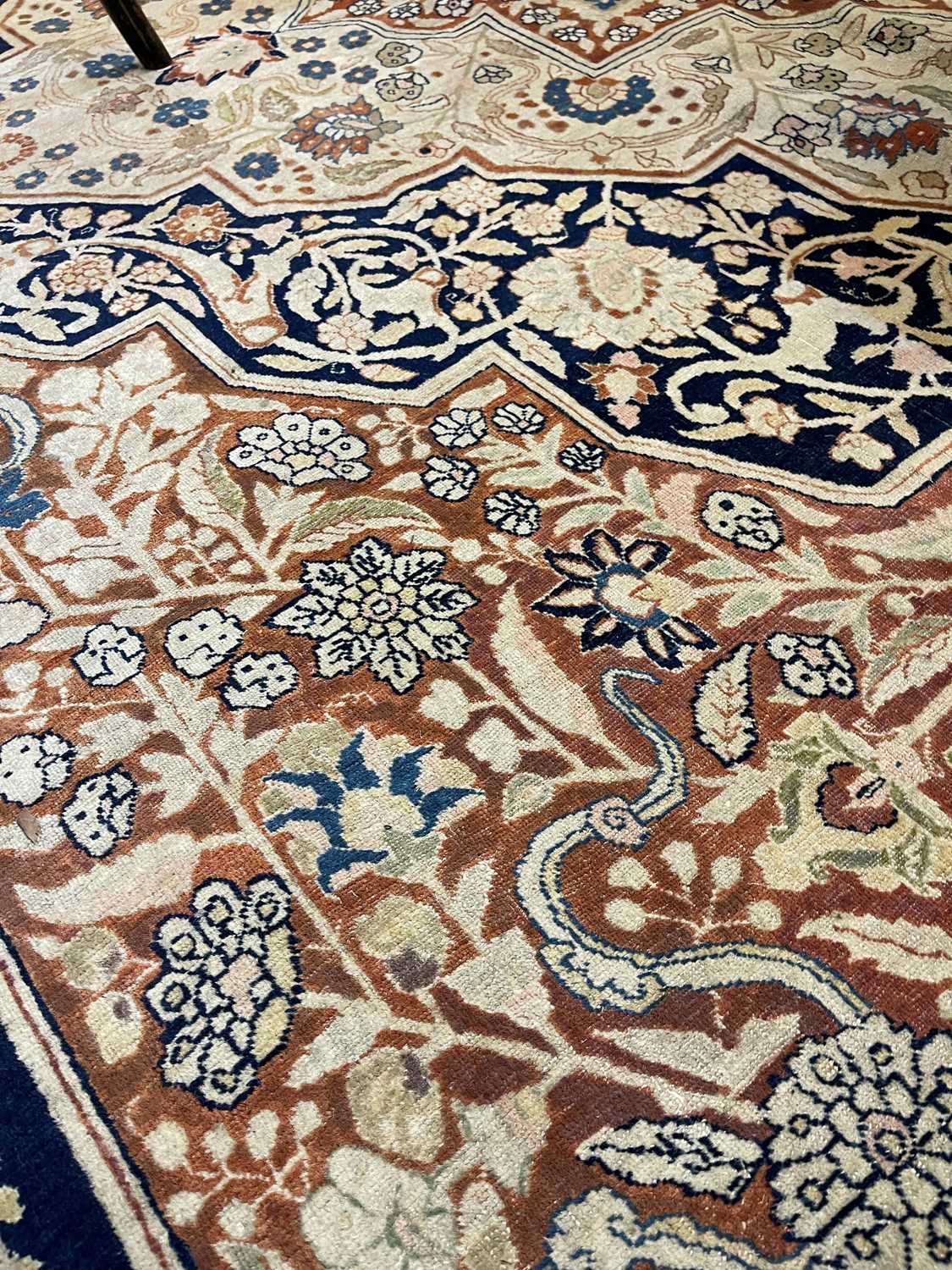 A fine Persian Hadji Jalili wool carpet, - Image 8 of 33