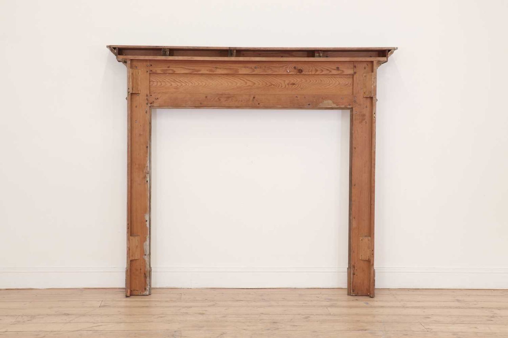 A George II-style carved pine fire surround, - Image 5 of 5