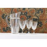 A suite of Baccarat 'Côte d'Azur' drinking glasses,