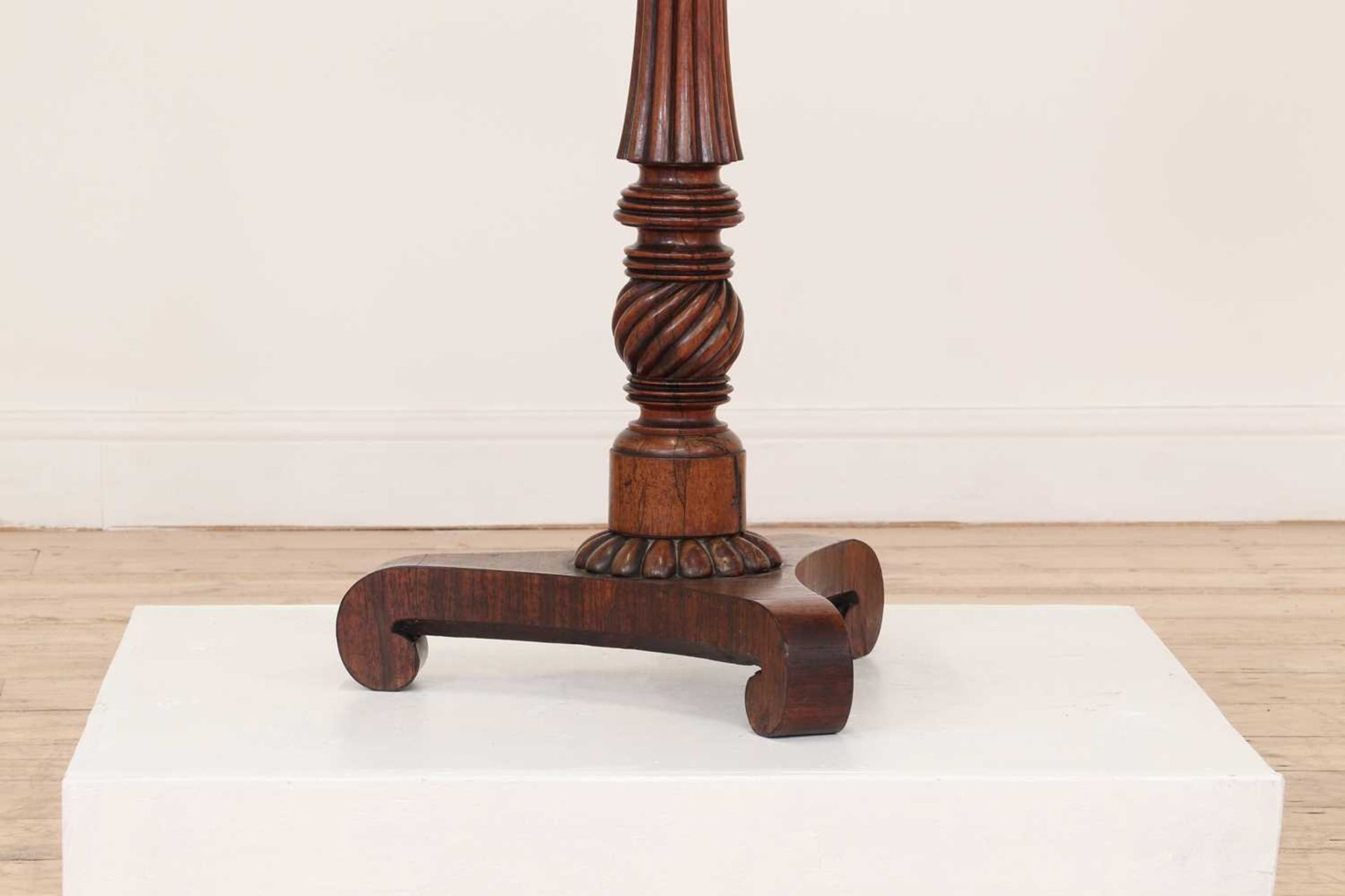 A George IV rosewood and penwork occasional table, - Image 5 of 26