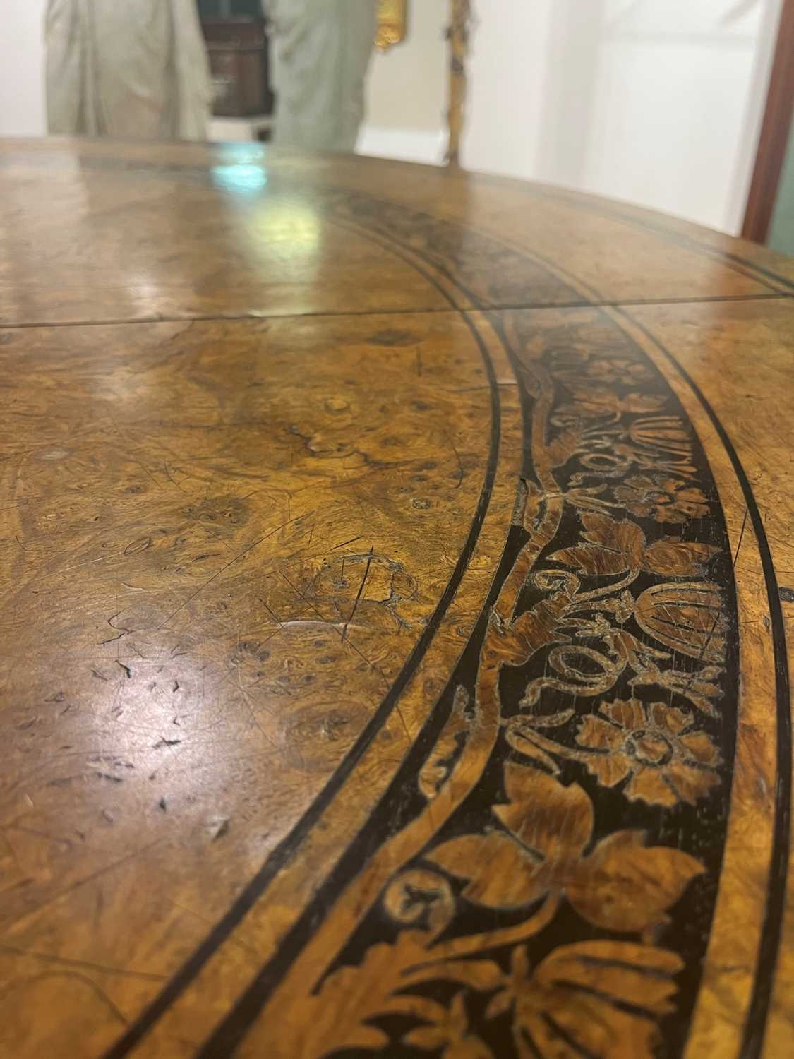 A Regency pollard oak, yew and ebony centre table attributed to George Bullock, - Image 23 of 51
