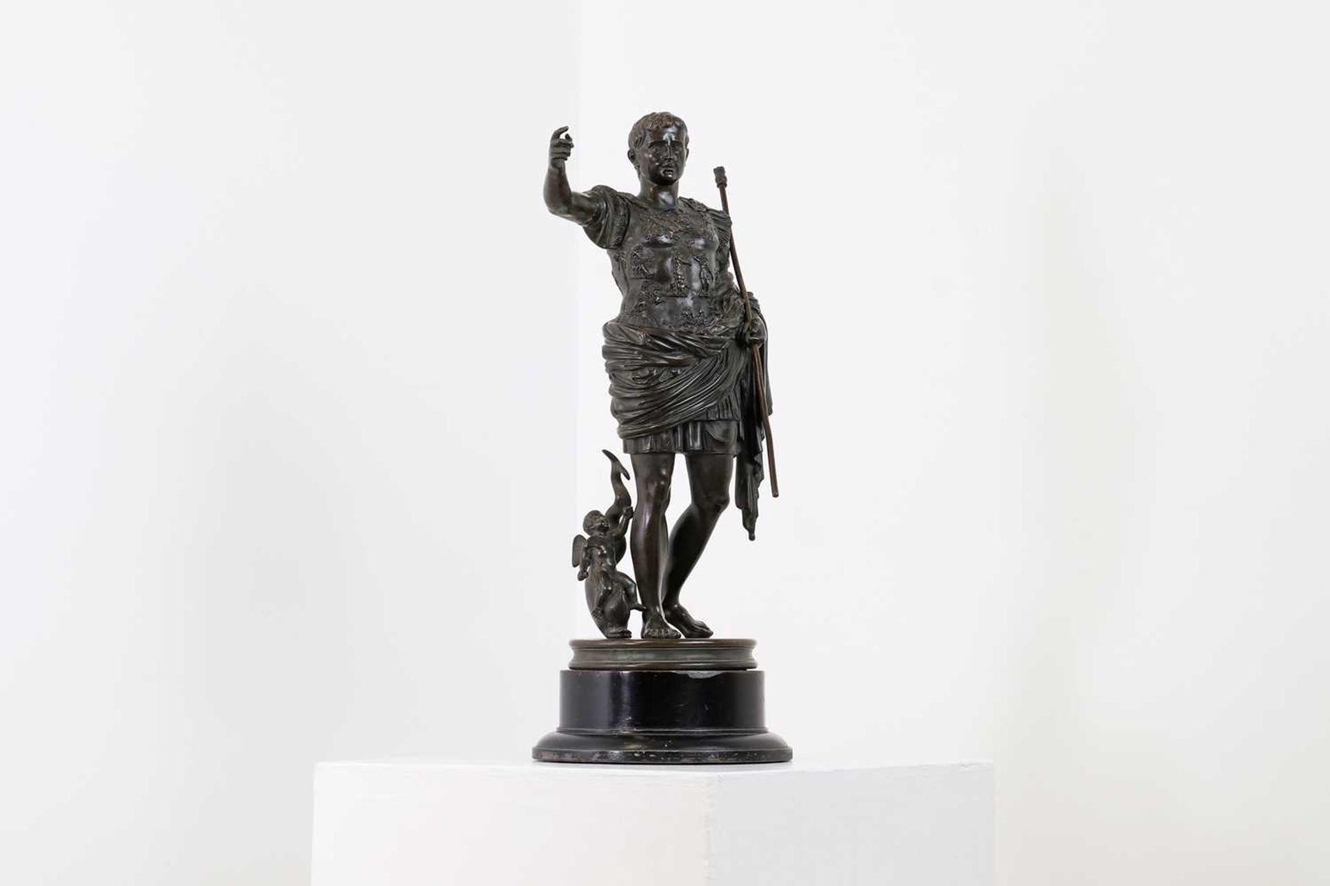 A grand tour-style bronze figure, - Image 2 of 14