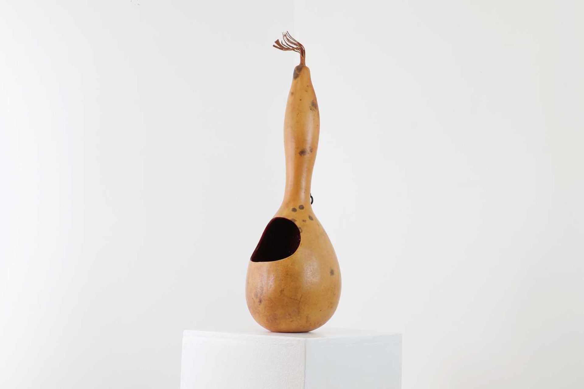 An unusual carved gourd vase, - Image 3 of 4