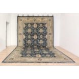 A Persian Heriz wool carpet,