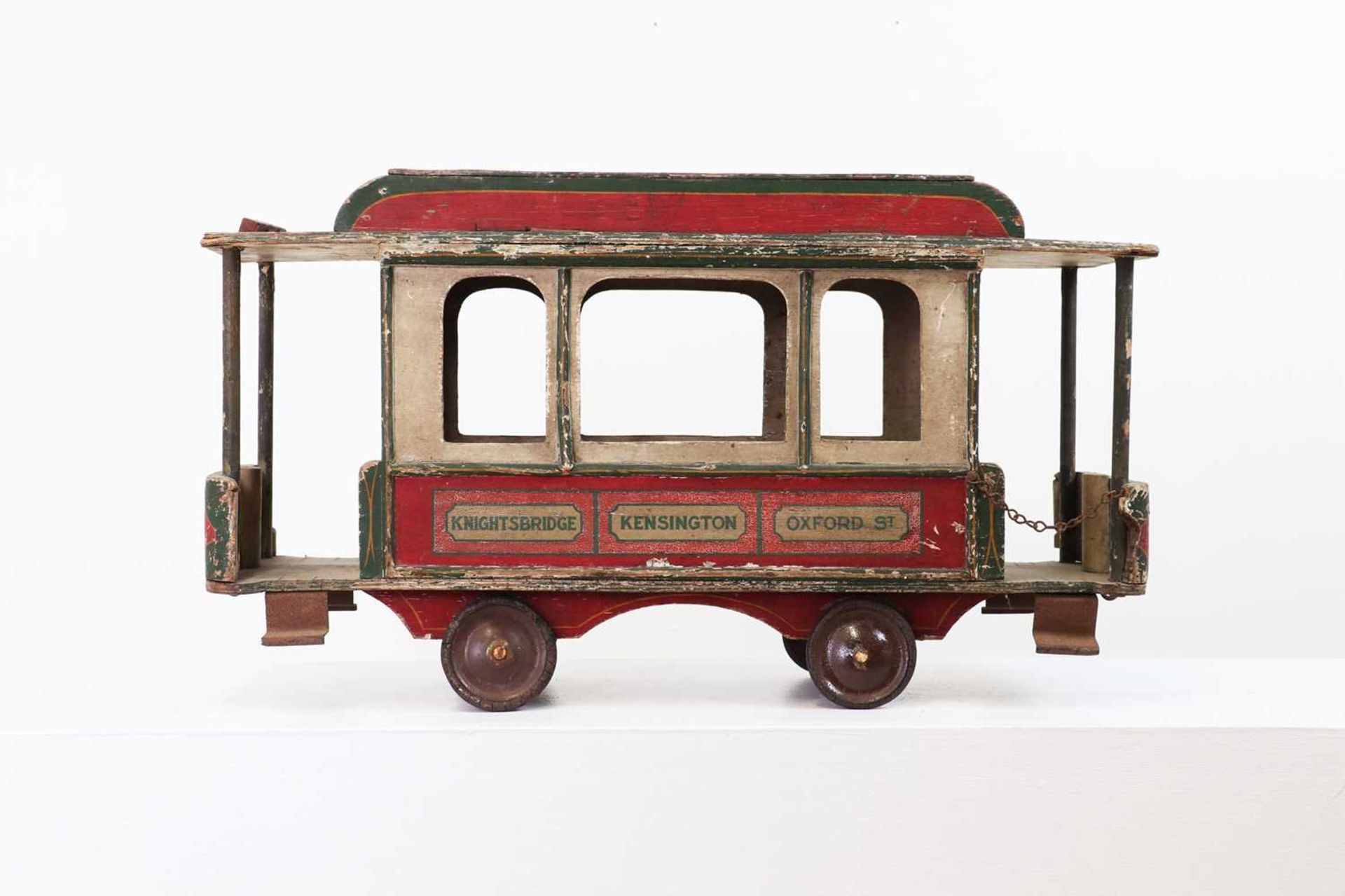 A hand-painted folk art model, - Image 2 of 3