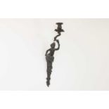 A bronze sconce,