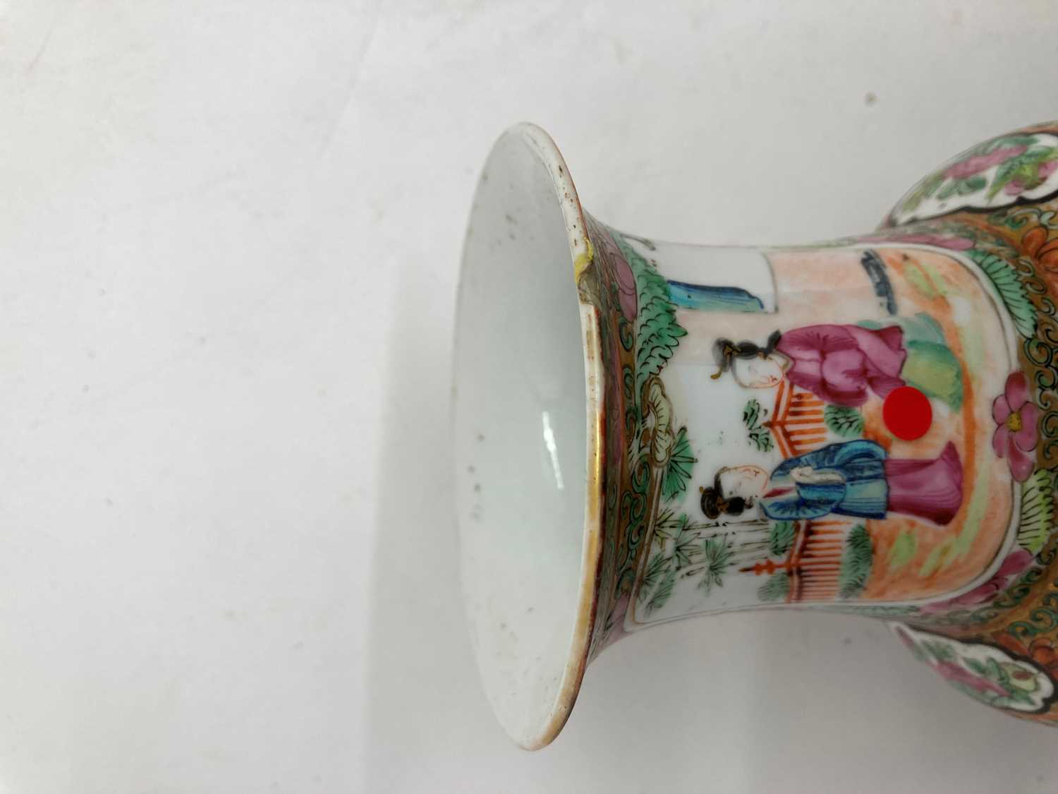 A collection of Chinese Canton famille rose porcelain vases, - Image 13 of 40