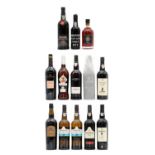 A selection of ports and fortified wines