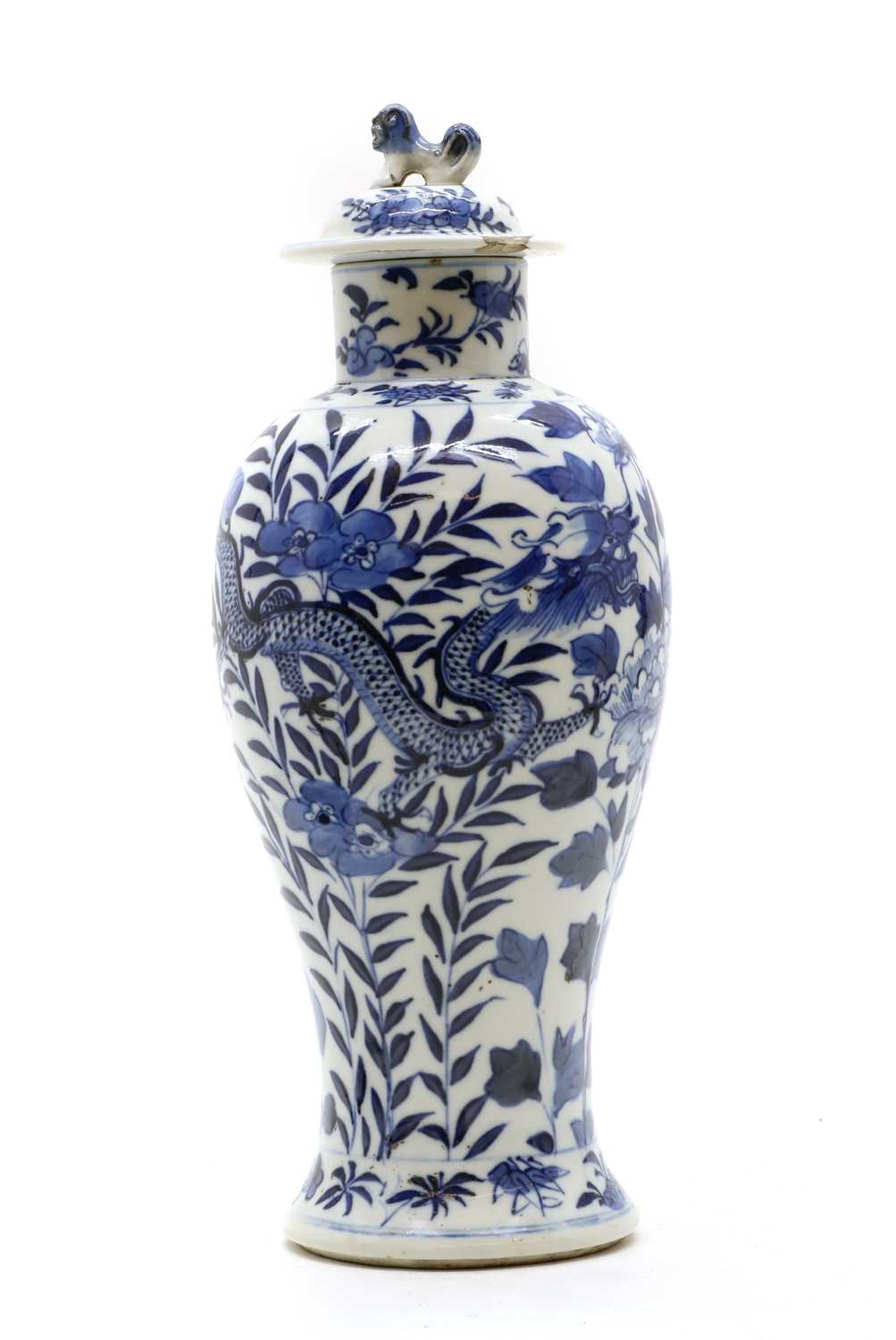 A Chinese blue and white porcelain vase, - Image 3 of 42