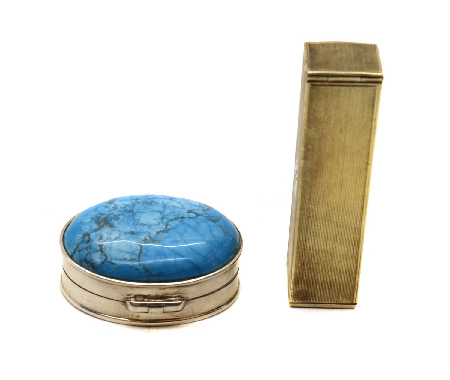 An Austrian Art Deco style silver pill box, - Image 2 of 2