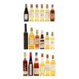 A selection of dessert wines