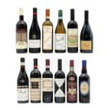 A selection of Italian wines