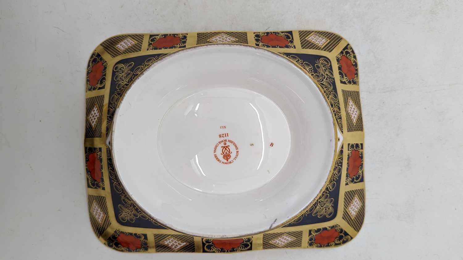 A Royal Crown Derby Imari porcelain twin handled dish, - Image 17 of 22