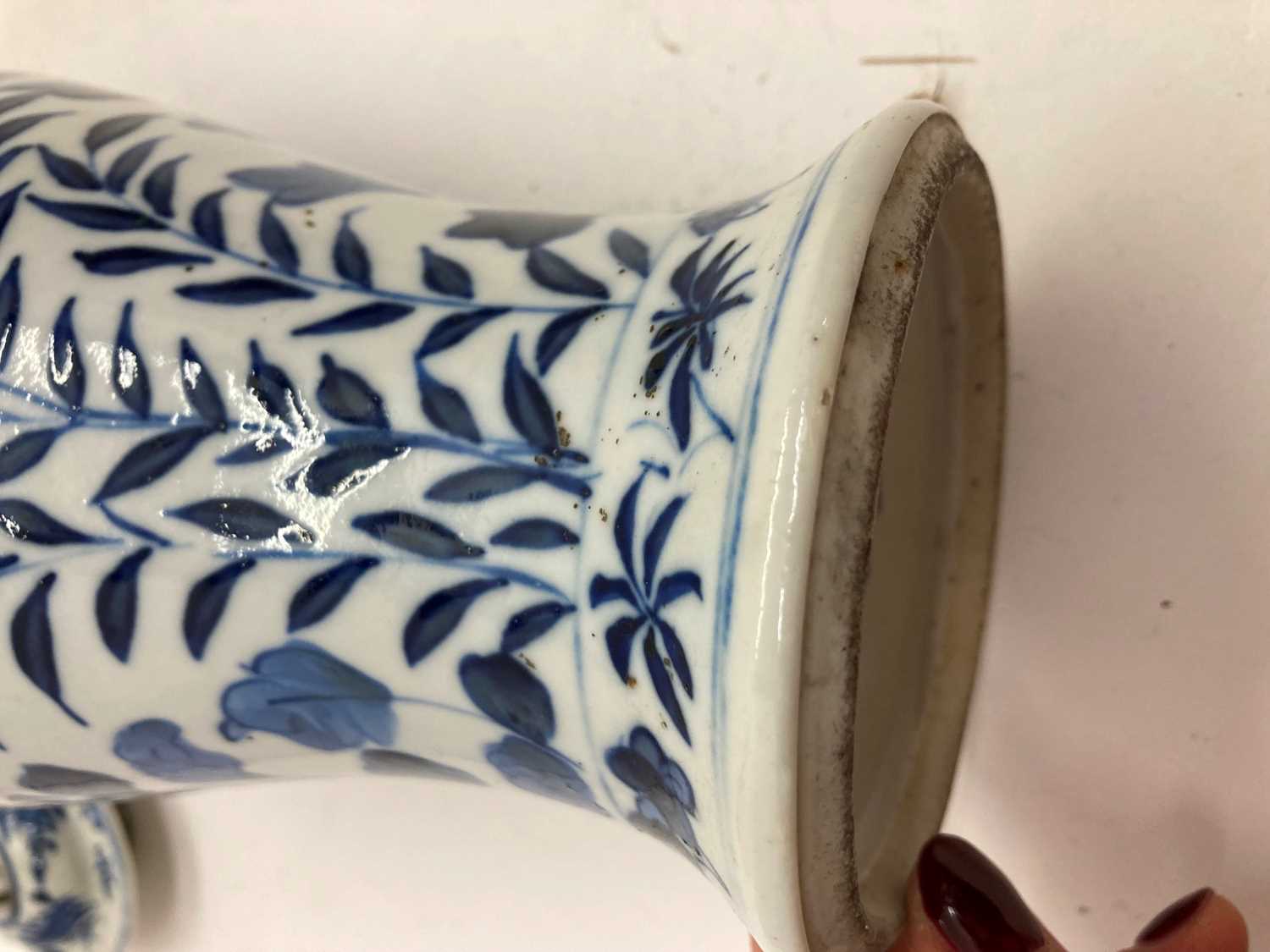 A Chinese blue and white porcelain vase, - Image 20 of 42