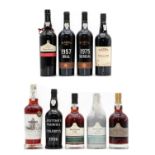 A selection of ports and Madeiras