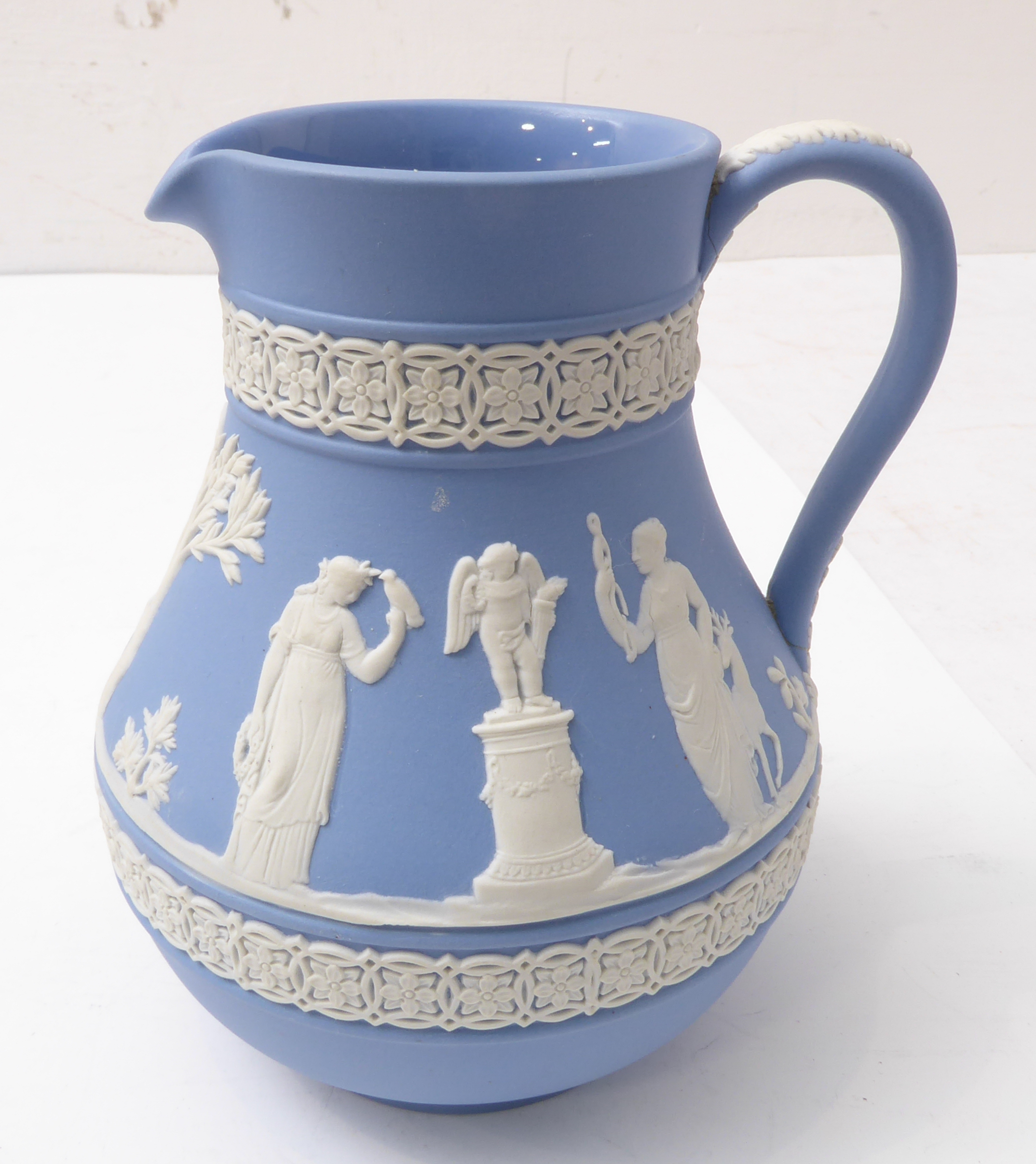 Various 19th / early 20th century Wedgwood Jasperware in typical neo-classical style with applied - Image 7 of 24