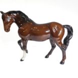 A Royal Doulton horse figurine, 'Stocky Jogging Mare' (1969-1979) (15cm high)