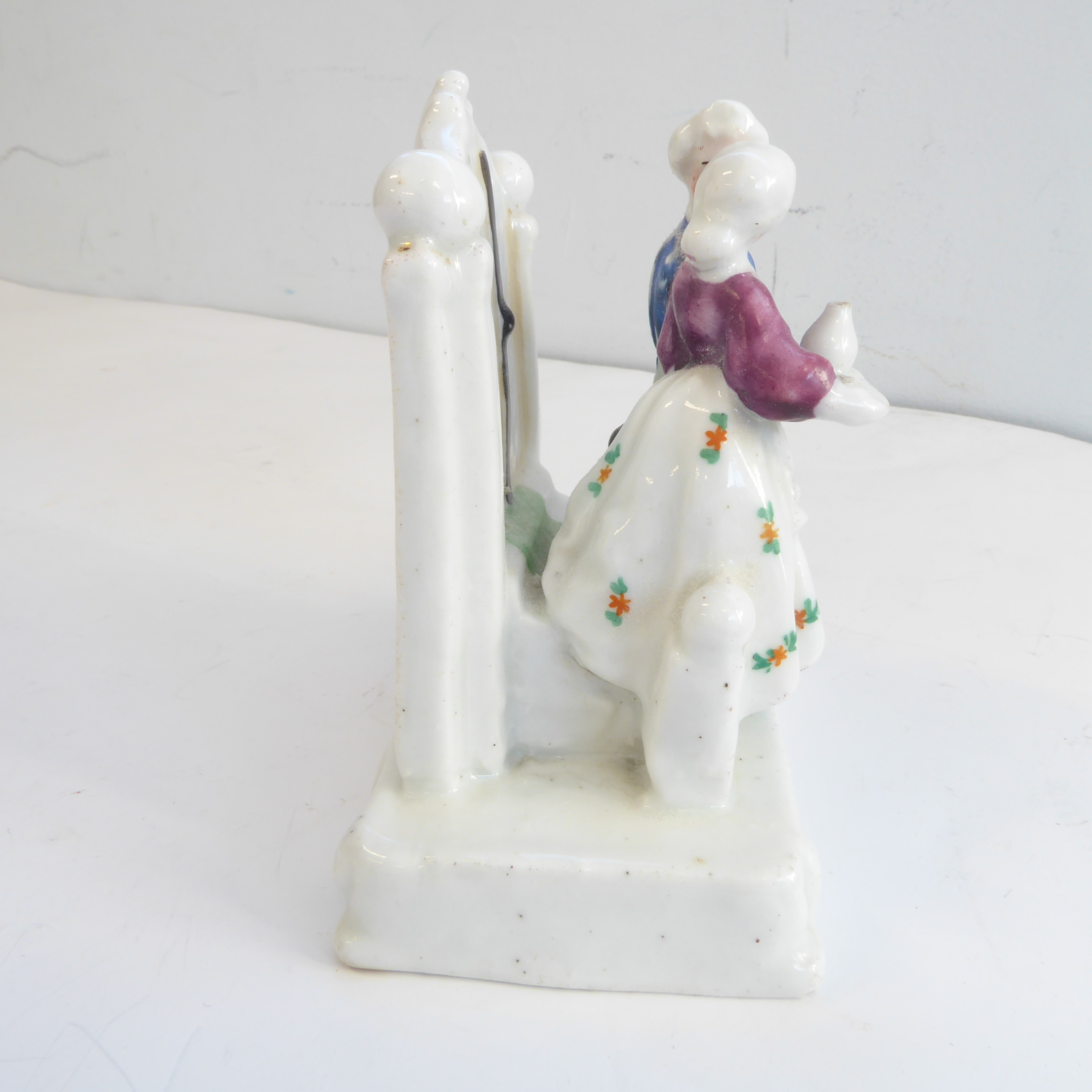 Twelve 19th century fairings to include 'The attentive maid', 'The broken hoop', 'The wedding - Image 38 of 49