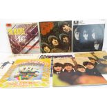 Vinyl Records - The Beatles 8 mainly original UK pressing Mono and Stereo LP Records, including: “