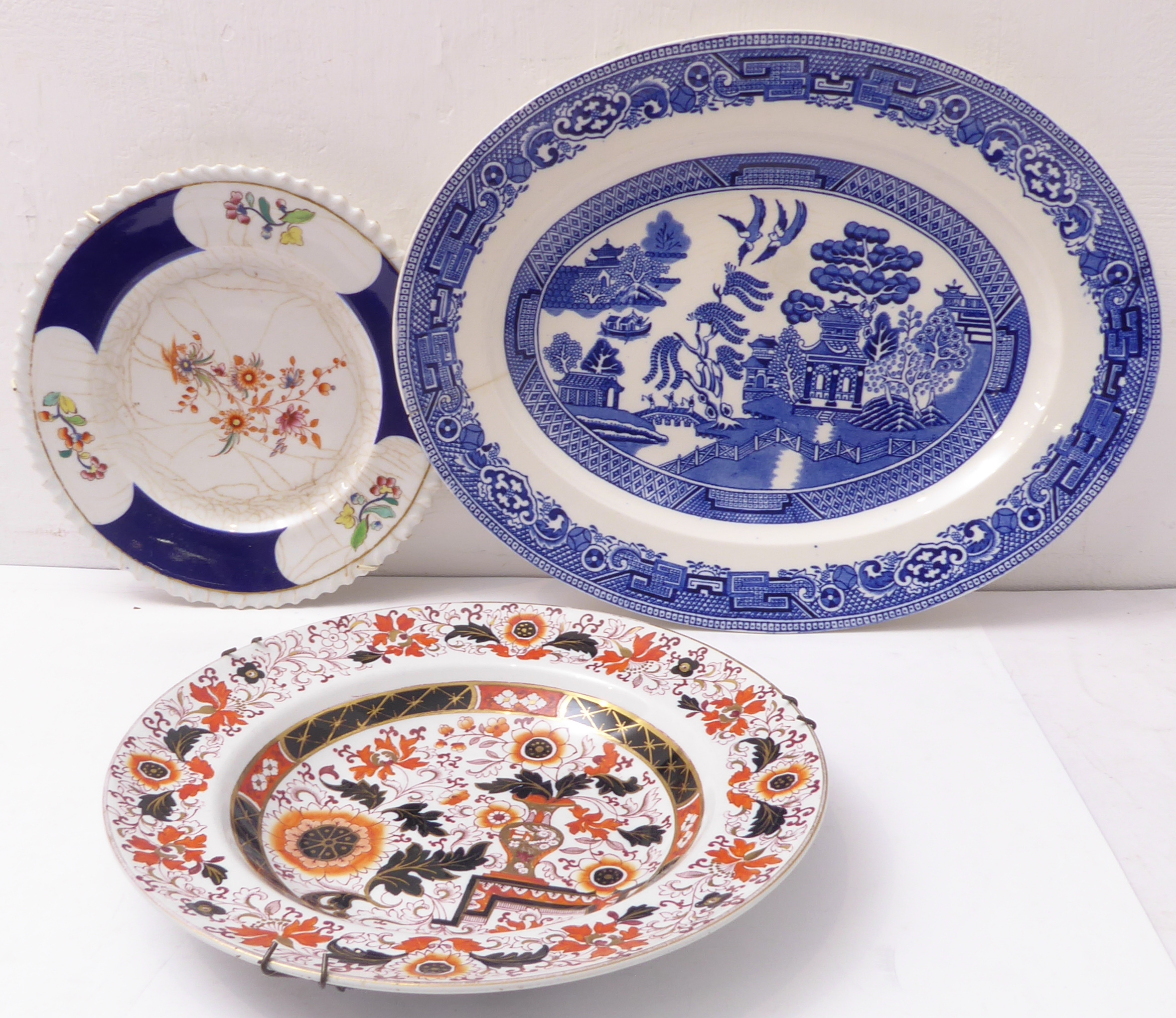 A selection of mostly 19th century decorative plates, bowls and porcelain dishes to include - Image 6 of 12