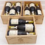 18 bottles of Châteauneuf-du-Pape Beaucastel 2008 vin blanc