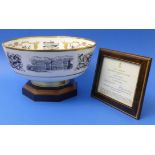 A fine limited edition (173 of 500) Royal Worcester bowl manufactured to commemorate the Silver