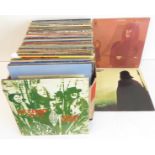 Vinyl Records - around 100 mainly Prog Rock, Psych. and Heavy Rock LP Records including, Jethro