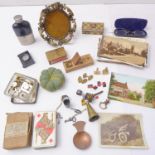 Various collectibles to include a small selection of early 20th topographical postcards, an ornate