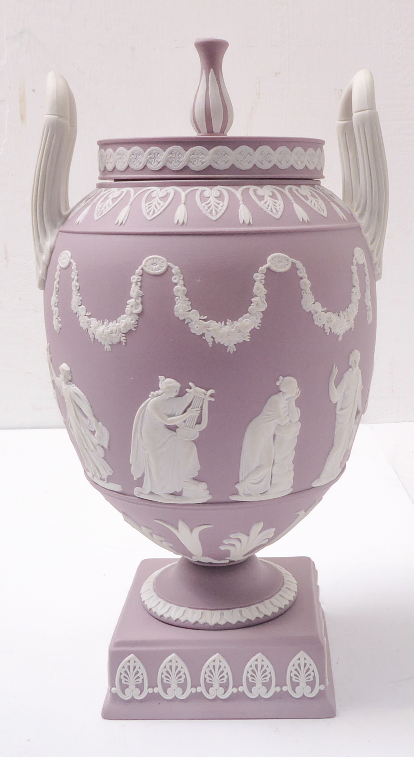 Various 19th / early 20th century Wedgwood Jasperware in typical neo-classical style with applied - Image 8 of 24