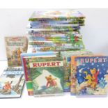 46 Rupert annuals: 1953 More Adventures of Rupert 1969-2013 (excluding 1972, 1974, 1980 and 1986) (2